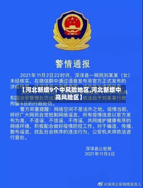 【河北新增9个中风险地区,河北新增中高风险区】-第2张图片