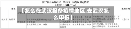 【怎么在武汉报备疫情地区,去武汉怎么申报】-第3张图片