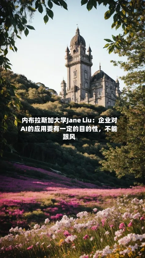 内布拉斯加大学Jane Liu：企业对AI的应用要有一定的目的性，不能跟风