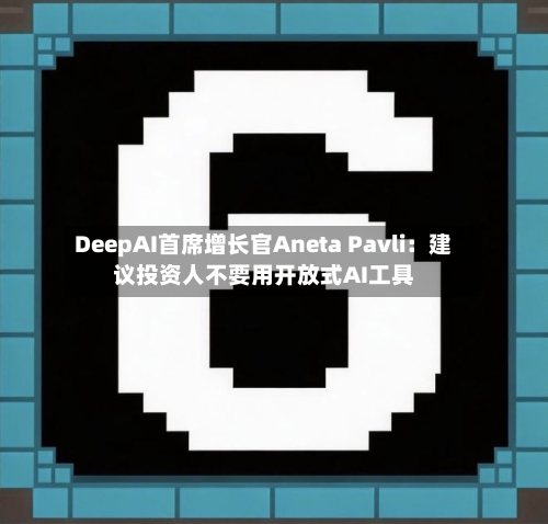 DeepAI首席增长官Aneta Pavli：建议投资人不要用开放式AI工具-第2张图片