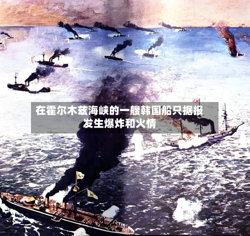 在霍尔木兹海峡的一艘韩国船只据报发生爆炸和火情-第2张图片