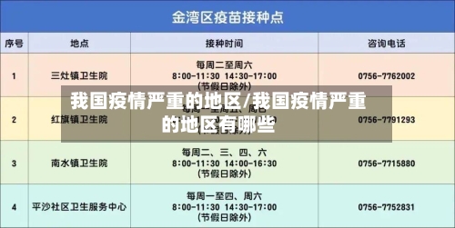 我国疫情严重的地区/我国疫情严重的地区有哪些
