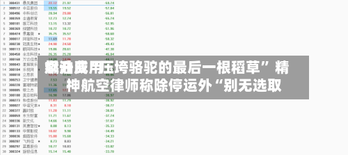 燃油费用飙升成“压垮骆驼的最后一根稻草” 精神航空律师称除停运外“别无选取”-第2张图片