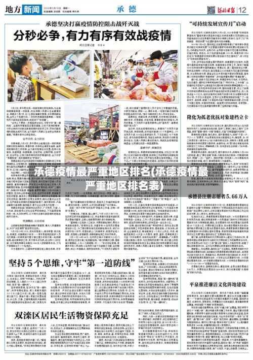 承德疫情最严重地区排名(承德疫情最严重地区排名表)