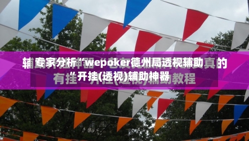 专家分析“wepoker德州局透视辅助”开挂(透视)辅助神器