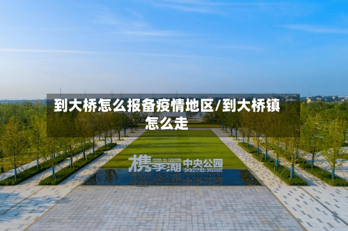 到大桥怎么报备疫情地区/到大桥镇怎么走-第1张图片
