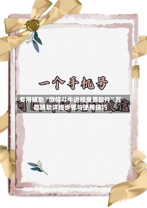 专用辅助“微信斗牛透视免费软件”万能辅助详细步骤与使用技巧-第3张图片