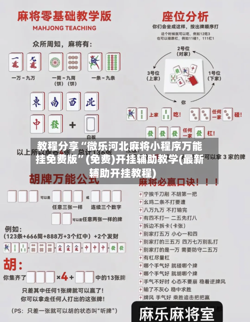 教程分享“微乐河北麻将小程序万能挂免费版”(免费)开挂辅助教学(最新辅助开挂教程)-第3张图片