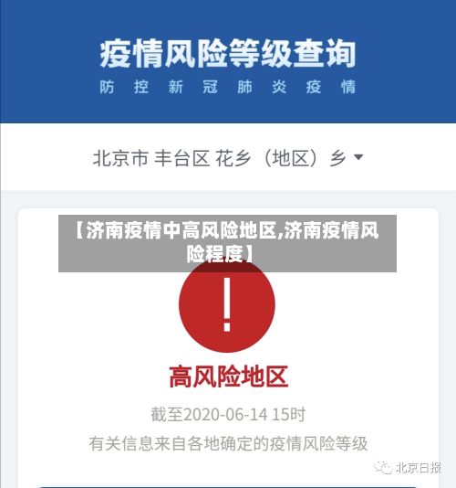 【济南疫情中高风险地区,济南疫情风险程度】-第2张图片