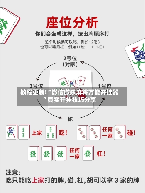 教程更新!“微信微乐麻将万能开挂器”真实开挂技巧分享