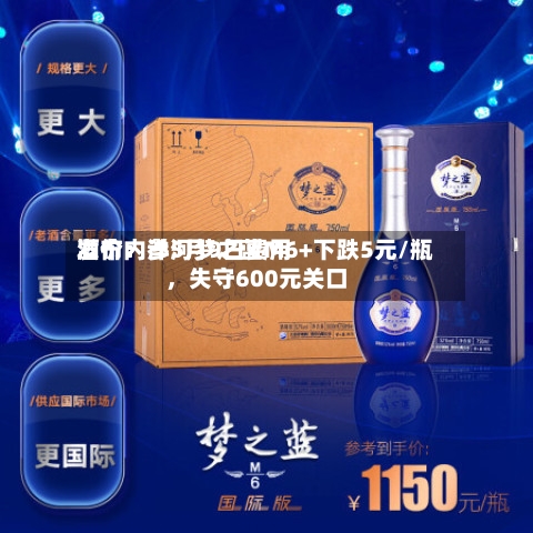 酒价内参5月9日费用发布：洋河梦之蓝M6+下跌5元/瓶	，失守600元关口-第1张图片