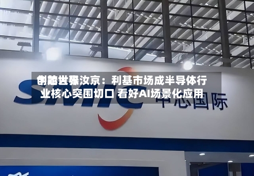 中芯世界创始人张汝京：利基市场成半导体行业核心突围切口 看好AI场景化应用-第2张图片