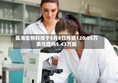 昊海生物科技于5月8日斥资120.85万港元回购5.43万股