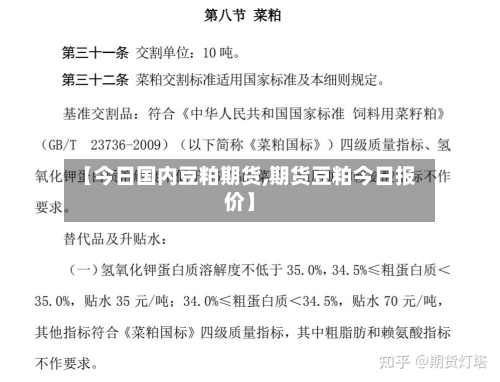【今日国内豆粕期货,期货豆粕今日报价】-第2张图片