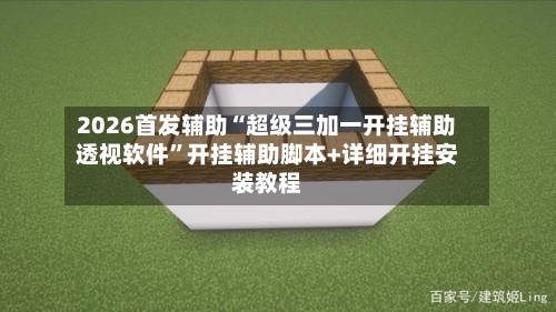 2026首发辅助“超级三加一开挂辅助透视软件”开挂辅助脚本+详细开挂安装教程-第2张图片