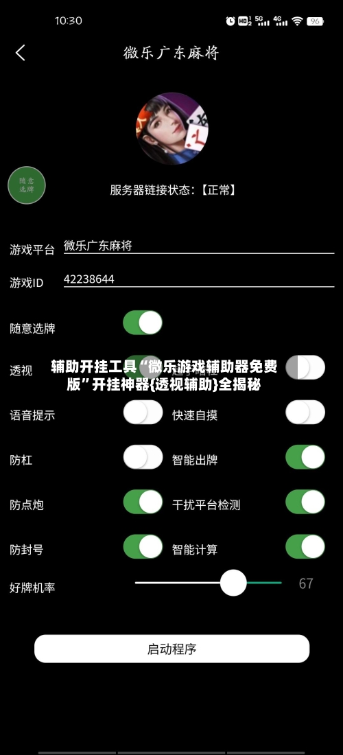 辅助开挂工具“微乐游戏辅助器免费版”开挂神器{透视辅助}全揭秘-第2张图片