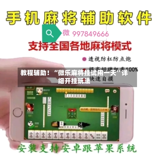 教程辅助！“微乐麻将挂试用一天”详细开挂玩法