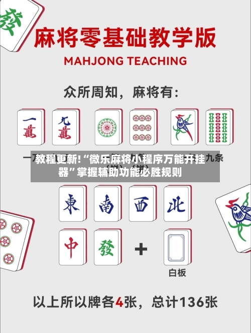 教程更新!“微乐麻将小程序万能开挂器	”掌握辅助功能必胜规则-第2张图片