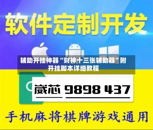 辅助开挂神器“财神十三张辅助器”附开挂脚本详细教程-第2张图片