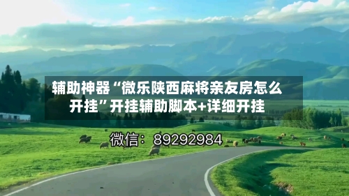 辅助神器“微乐陕西麻将亲友房怎么开挂”开挂辅助脚本+详细开挂