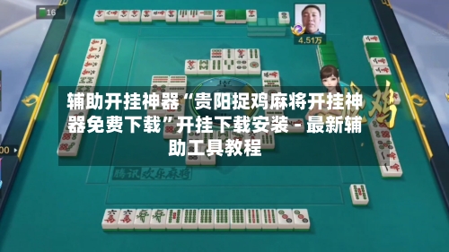 辅助开挂神器“贵阳捉鸡麻将开挂神器免费下载”开挂下载安装 - 最新辅助工具教程-第3张图片