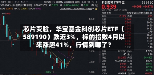 芯片变脸,华宝基金科创芯片ETF(589190)跌近3%,标的指数4月以来涨超41%,行情到哪了?