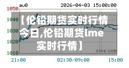 【伦铅期货实时行情今日,伦铅期货lme实时行情】