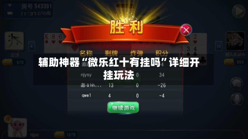 辅助神器“微乐红十有挂吗	”详细开挂玩法-第2张图片