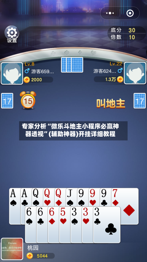 专家分析“微乐斗地主小程序必赢神器透视”(辅助神器)开挂详细教程-第3张图片