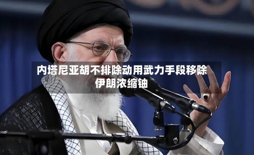 内塔尼亚胡不排除动用武力手段移除伊朗浓缩铀-第2张图片