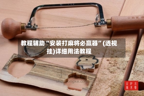 教程辅助“安装打麻将必赢器”(透视挂)详细用法教程-第3张图片