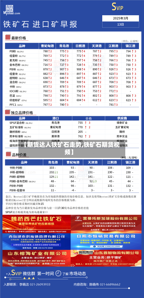 【期货达人铁矿石走势,铁矿石期货视频】-第2张图片