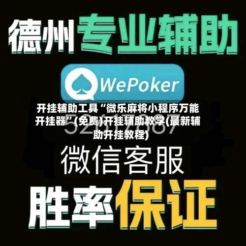 开挂辅助工具“微乐麻将小程序万能开挂器”(免费)开挂辅助教学(最新辅助开挂教程)-第3张图片