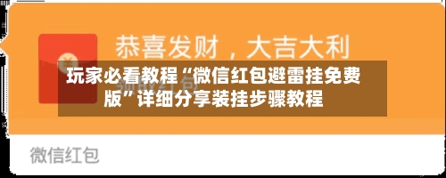 玩家必看教程“微信红包避雷挂免费版”详细分享装挂步骤教程