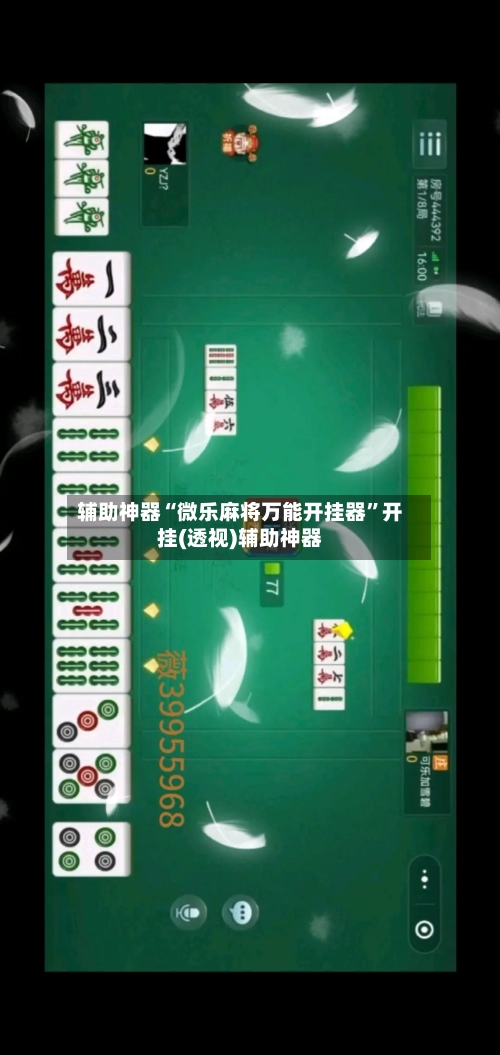 辅助神器“微乐麻将万能开挂器”开挂(透视)辅助神器-第3张图片