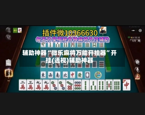 辅助神器“微乐麻将万能开挂器	”开挂(透视)辅助神器-第2张图片
