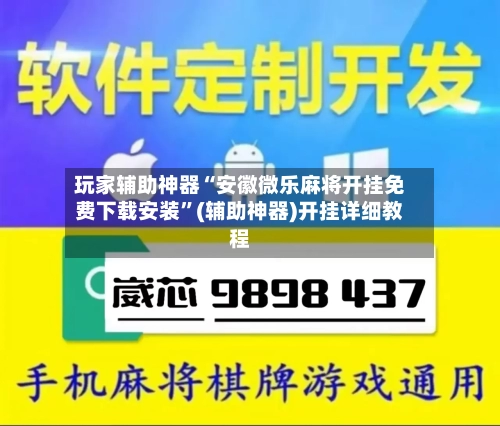 玩家辅助神器“安徽微乐麻将开挂免费下载安装	”(辅助神器)开挂详细教程-第2张图片
