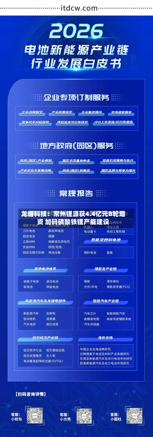 龙蟠科技：常州锂源获4.4亿元B轮增资 加码磷酸铁锂产能建设-第2张图片