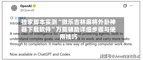 独家脚本实测“微乐吉林麻将外卦神器下载软件”万能辅助详细步骤与使用技巧-第3张图片