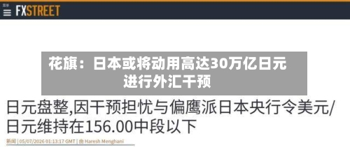 花旗:日本或将动用高达30万亿日元进行外汇干预