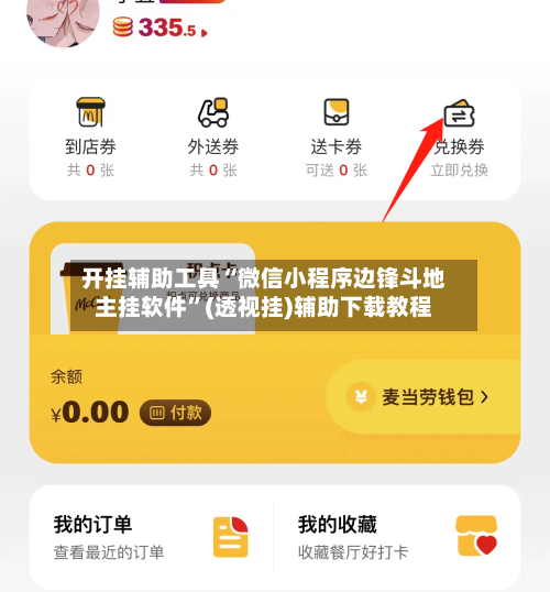 开挂辅助工具“微信小程序边锋斗地主挂软件”(透视挂)辅助下载教程-第3张图片