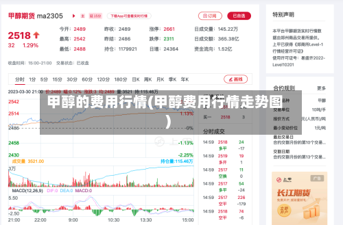 甲醇的费用行情(甲醇费用行情走势图)-第3张图片