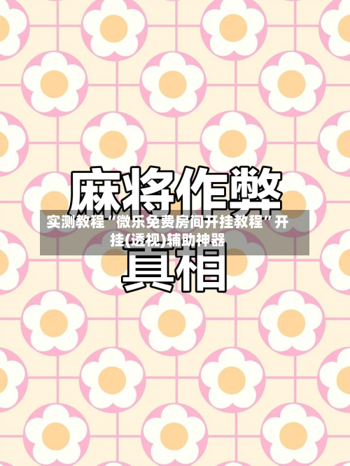 实测教程“微乐免费房间开挂教程”开挂(透视)辅助神器