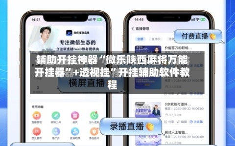 辅助开挂神器“微乐陕西麻将万能开挂器”+透视挂”开挂辅助软件教程