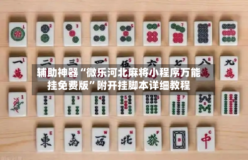 辅助神器“微乐河北麻将小程序万能挂免费版”附开挂脚本详细教程