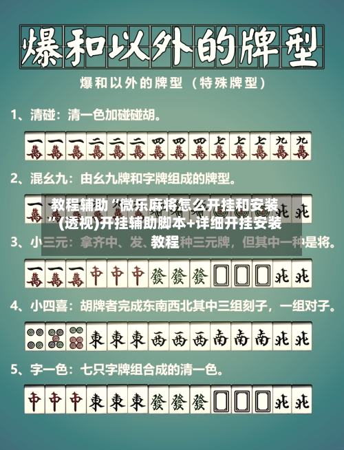 教程辅助“微乐麻将怎么开挂和安装”(透视)开挂辅助脚本+详细开挂安装教程-第2张图片