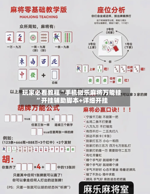 玩家必看教程“手机微乐麻将万能挂	”开挂辅助脚本+详细开挂-第3张图片