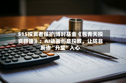 515投资者保护|博时基金《包青天投资辟谣》：AI动画创意投教，让防非反诈“升堂”入心