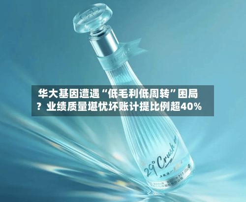 华大基因遭遇“低毛利低周转	”困局？业绩质量堪忧坏账计提比例超40%-第2张图片
