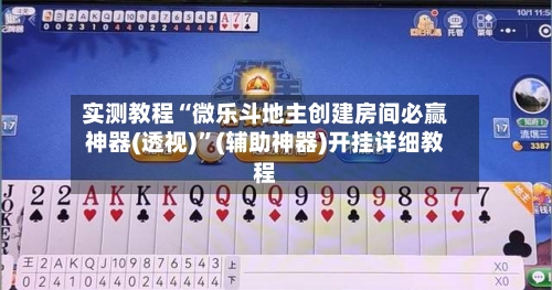 实测教程“微乐斗地主创建房间必赢神器(透视)”(辅助神器)开挂详细教程-第2张图片